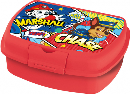 Articole hranire bebelusi - Cutie sandwich dreptunghiulara 17x14x5.6 cm Paw Patrol Urban Comic