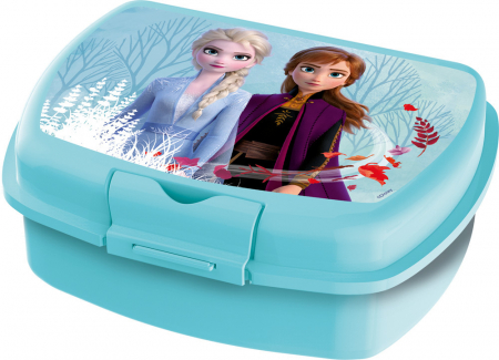 Accesorii hranire - Cutie sandwich dreptunghiulara Frozen Blue Forest, 18,1x6,7x13,9 cm