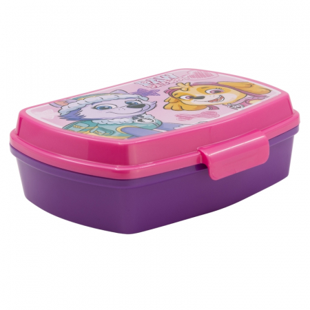 Articole hranire bebelusi - Cutie sandwich dreptunghiulara Paw Patrol Sketch Essence, 17x14x5,6 cm