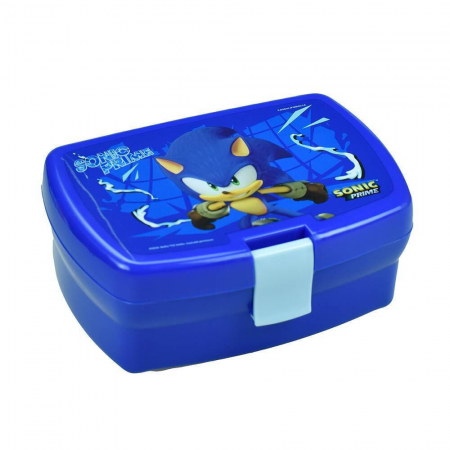 Articole hranire bebelusi - Cutie sandwich dreptunghiulara Sonic the Hedgehog Prime, 17x12x6.5 cm