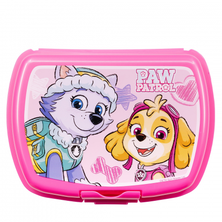 Articole hranire bebelusi - Cutie sandwich dreptunghiulara Paw Patrol Sketch Essence, 18,1x13,9x6,7 cm