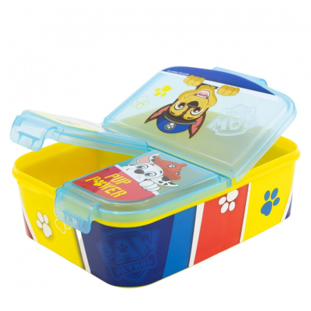 Accesorii hranire - Cutie sandwich multicompartimente Paw Patrol Pup Power