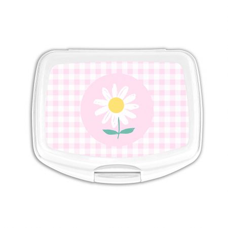 Articole hranire bebelusi - Cutie sandwich Flower, 17x6x14 cm