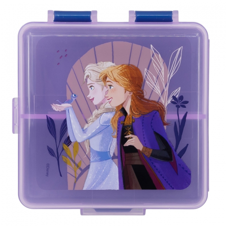 Accesorii hranire - Cutie sandwich patrata Frozen Disney, 19,5,5x16,5x6,7 cm