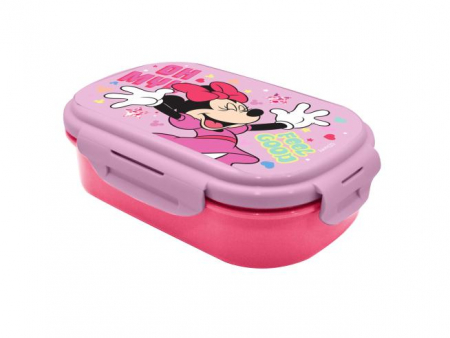 Cutie sandwich plastic cu tacamuri Minnie Mouse Feel Good, 22.5x14x6.5 cm [1]