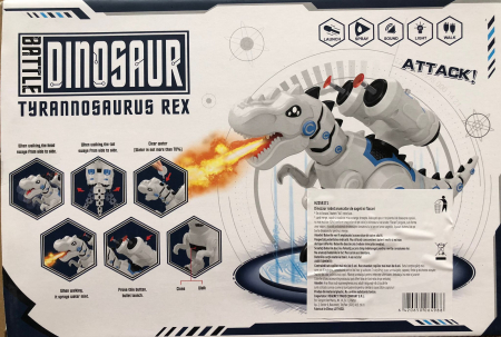 Dinozaur robot aruncator de sageti si flacari [7]