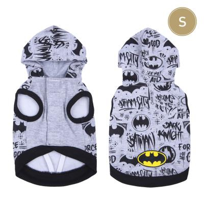 Haine animale de companie - Hanorac din bumbac pentru caini, Batman, S