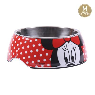 Pet shop - Castron metal antiderapant Minnie Mouse, 410 ml