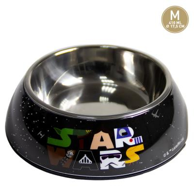 Pet shop - Castron metal antiderapant Star Wars 17.5 cm, 410 ml