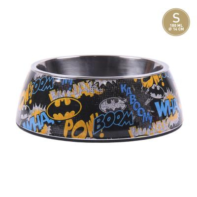 Pet shop - Castron metal antiderapant Batman 14 cm, 180 ml