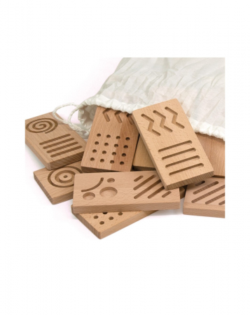 Domino senzorial gigant din lemn, 28 piese [4]