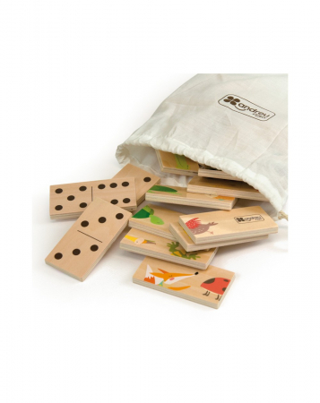 Set 2 in 1 domino animale, 28 piese [2]