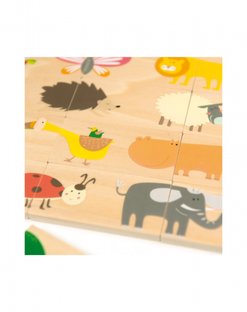 Set 2 in 1 domino animale, 28 piese [5]