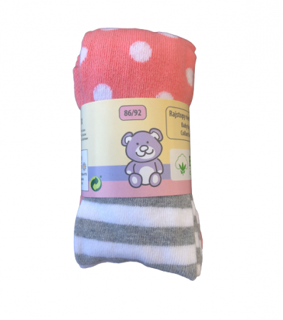 Imbracaminte si incaltaminte copii - Dres Baby, Roz cu buline albe