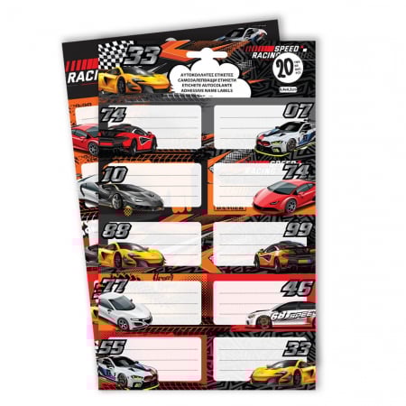 Etichete Autocolante Masini 8.4x4.5cm - 20buc [0]