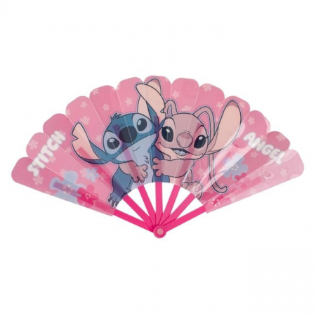 Home&Deco - Evantai Roz Stitch pentru Copii 24.5cm