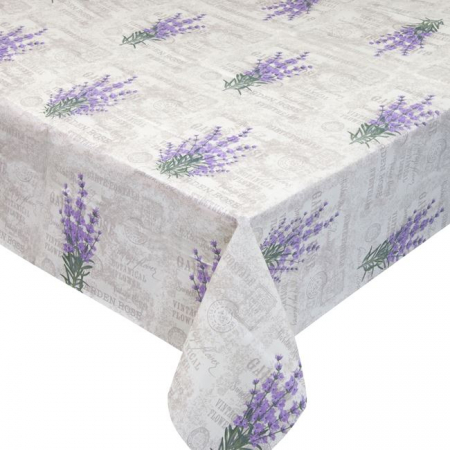 Vesela pentru petrecere - Fata de Masa din Plastic Lavanda 183x137cm