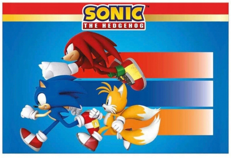 Fata de masa Petrecere Sonic Speed, plastic 120x180 cm [1]