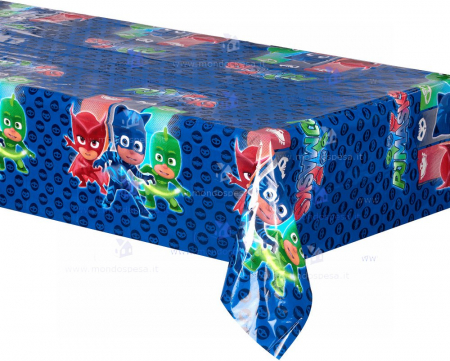 Vesela pentru petrecere - Fata de masa PJ Masks, 120 x 180 cm