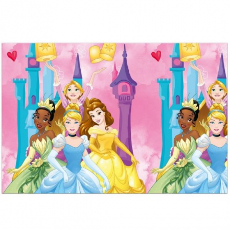 Vesela pentru petrecere - Fata de masa plastic Disney Princess Live your Story, 120x180 cm
