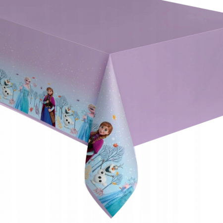 Vesela pentru petrecere - Fata de masa plastic Frozen Idyllic Wonder, 120x180 cm
