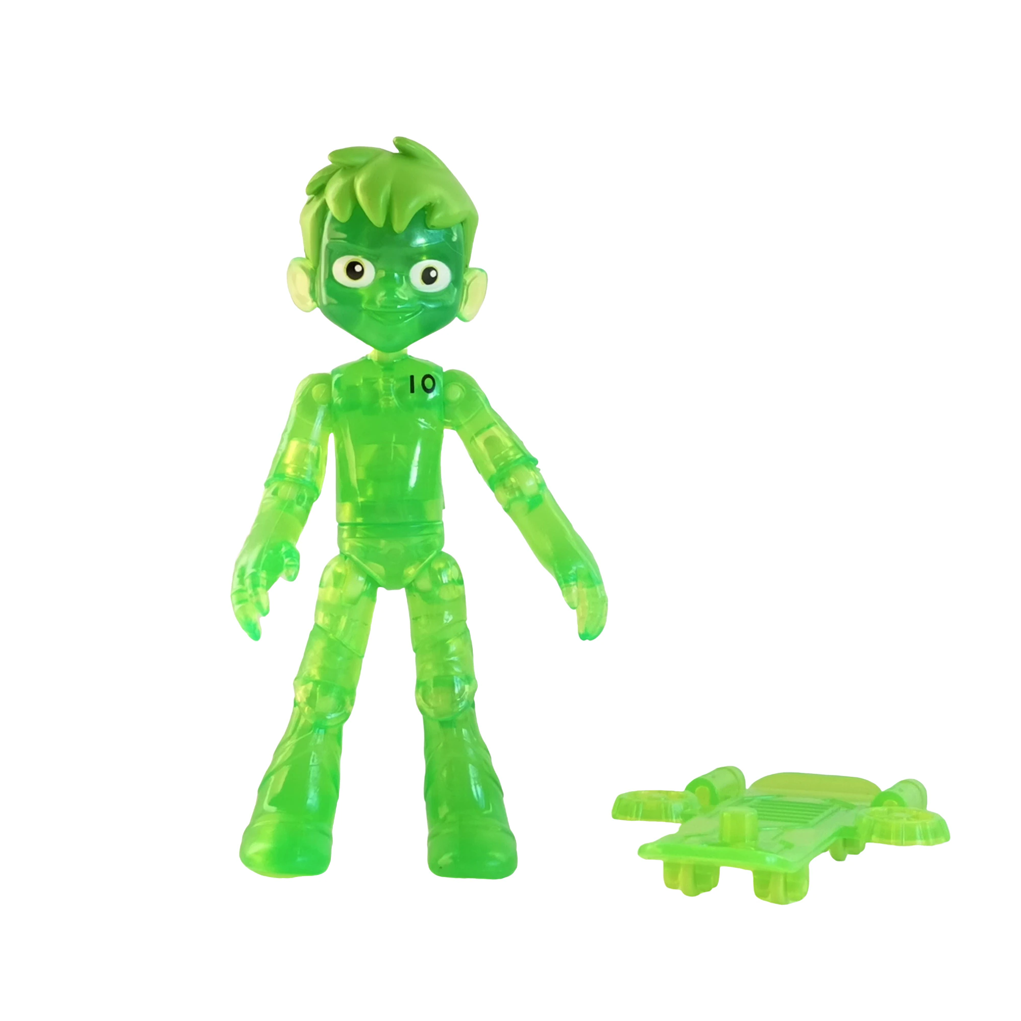 Figurina articulata Glitch Ben - Ben 10 , translucid, 12 cm [2]