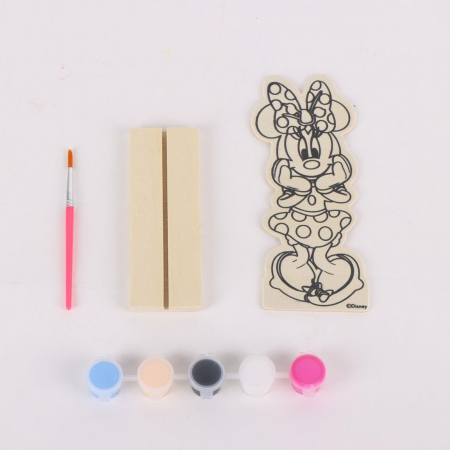Figurina din lemn de pictat Minnie Mouse [1]