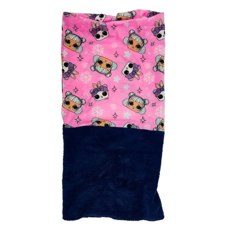 Imbracaminte si incaltaminte copii - Fular Lol Surprise fleece , tip guler reversibil