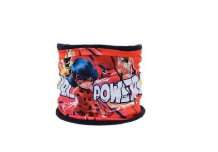 Imbracaminte si incaltaminte copii - Fular Ladybug fleece circular, tip guler reversibil