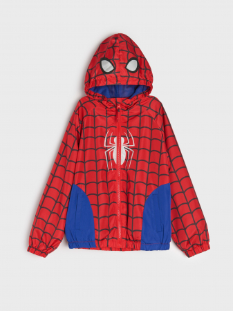 Geci si veste copii - Geaca subtire cu gluga Spiderman