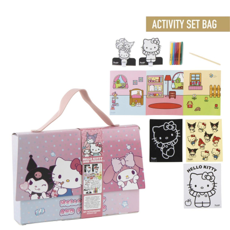 Joaca si timp liber - Geantă de colorat Hello Kitty pentru copii