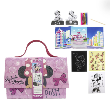 Joaca si timp liber - Geantă de colorat Minnie Mouse Disney pentru copii