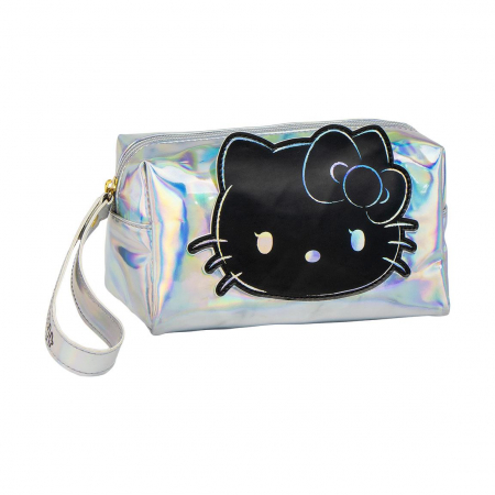 Cadouri si accesorii diverse - Geanta pentru cosmetice holografica Hello Kitty