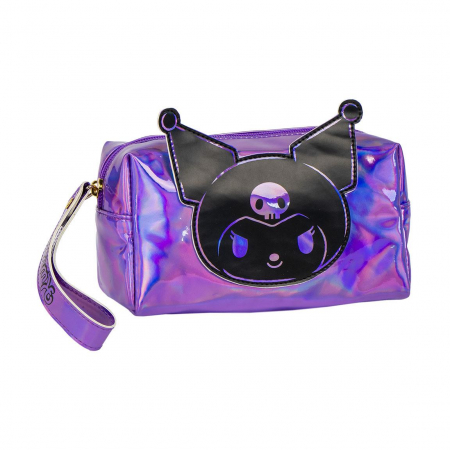 Cadouri si accesorii diverse - Geanta pentru cosmetice holografica Hello Kitty My Kuromi