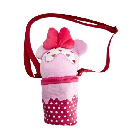 Ghiozdane si genti - Geanta umar cilindrica Minnie Mouse , con inghetata 18x8x8 cm