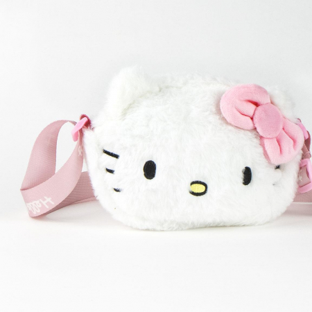 Geanta umar din plus Hello Kitty 17x14x4 cm [3]