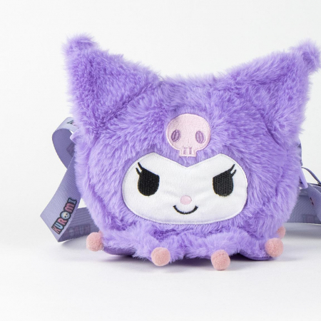 Geanta umar din plus Hello Kitty, Kuromi , 17x14x4 cm [3]