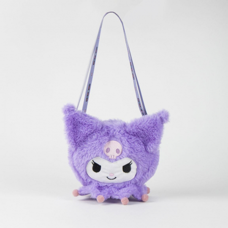 Geanta umar din plus Hello Kitty, Kuromi , 17x14x4 cm [2]