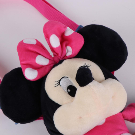 Geanta umar din plus Minnie Mouse 28x14x11 cm [3]