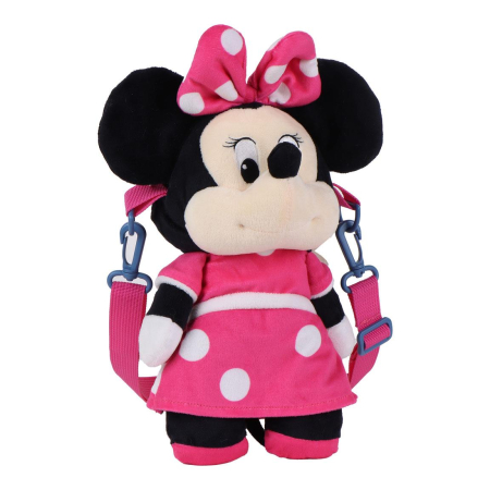 Ghiozdane Scolare - Geanta umar din plus Minnie Mouse 28x14x11 cm