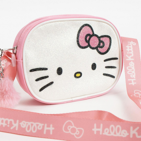 Totul pentru scoala - Geanta umar Hello Kitty 14.5x10.5x4 cm