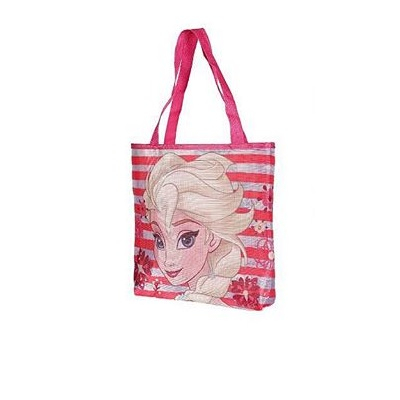 Rechizite si papetarie - Geanta umar/plaja Frozen 31x38 cm roz
