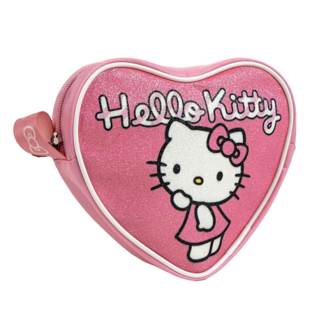 Totul pentru scoala - Gentuta mică cu fermoar și design Hello Kitty