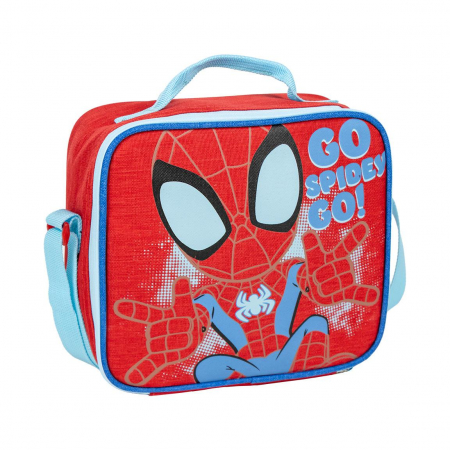 Rechizite si papetarie - Gentuta sandwich Spiderman Go Spidey, 21.5x19x8.5 cm
