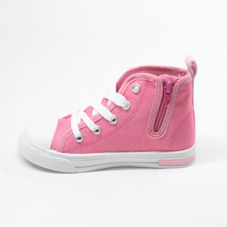 Ghete inalte sport din panza cu lumini, Minnie Mouse Disney [1]