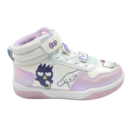 Pantofi sport - Ghete sport cu lumini, model baschet, cu Hello Kitty