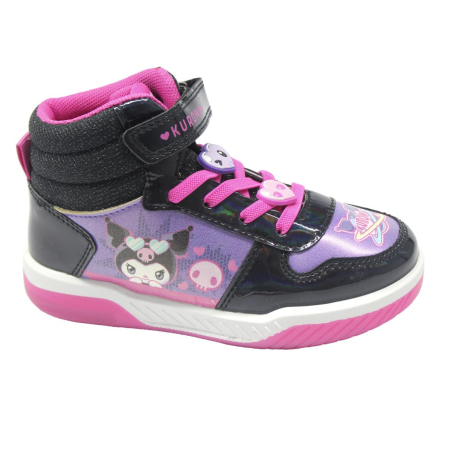 Pantofi sport - Ghete sport cu lumini, model baschet, cu Hello Kitty Kuromi
