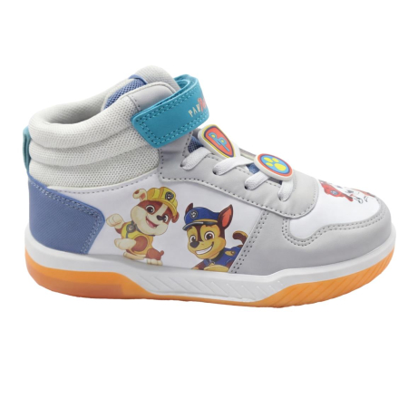 Pantofi sport - Ghete sport cu lumini, model baschet, cu Paw Patrol