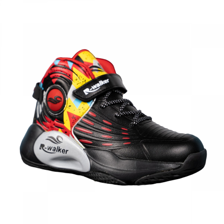 Ghete sport unisex negru/rosu [3]