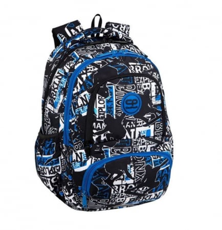 Totul pentru scoala - Ghiozdan cu 3 compartimente Coolpack, blue